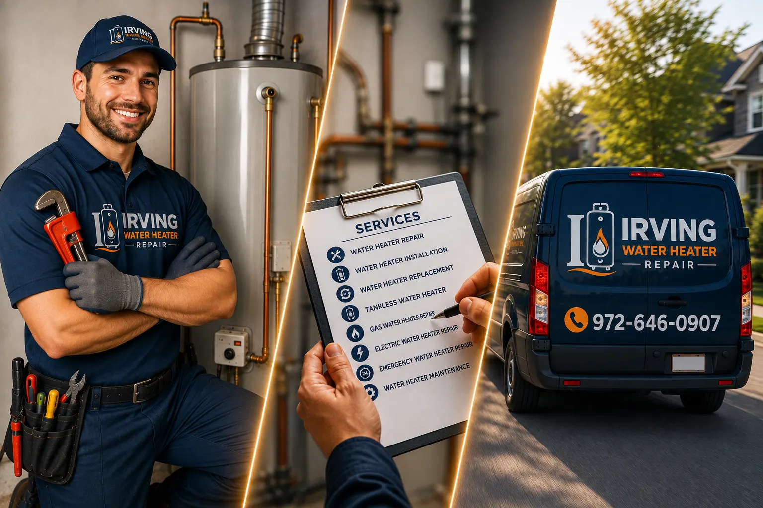 Commercial water heater service in Irving Texas