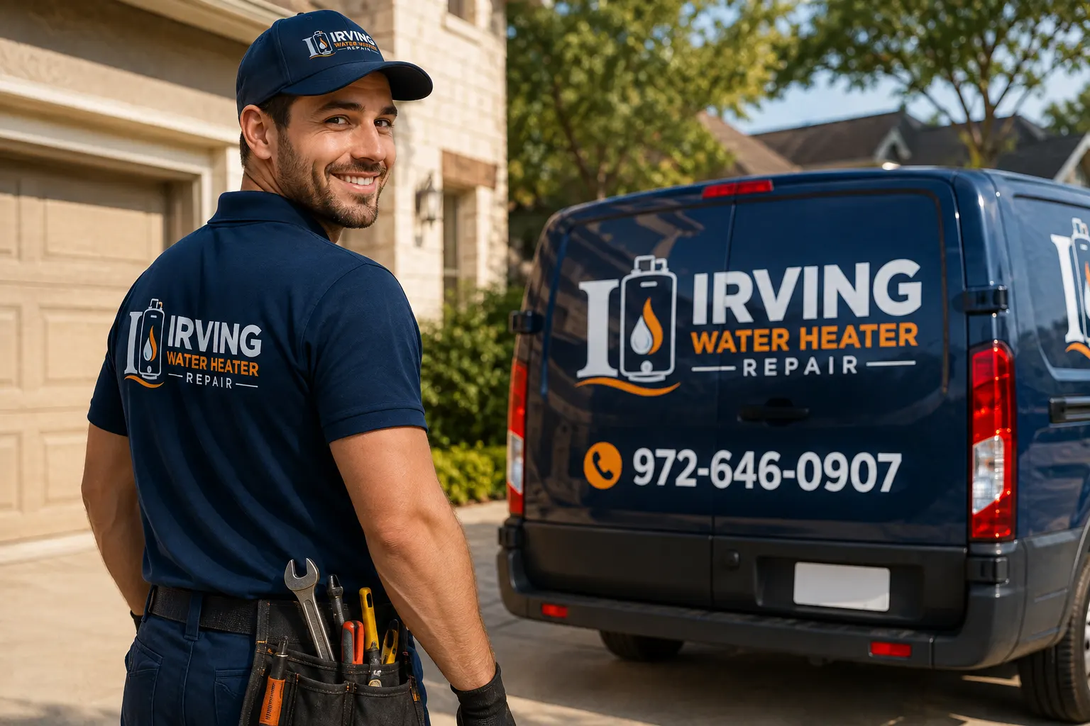 Emergency water heater leak repairs in Irving TX